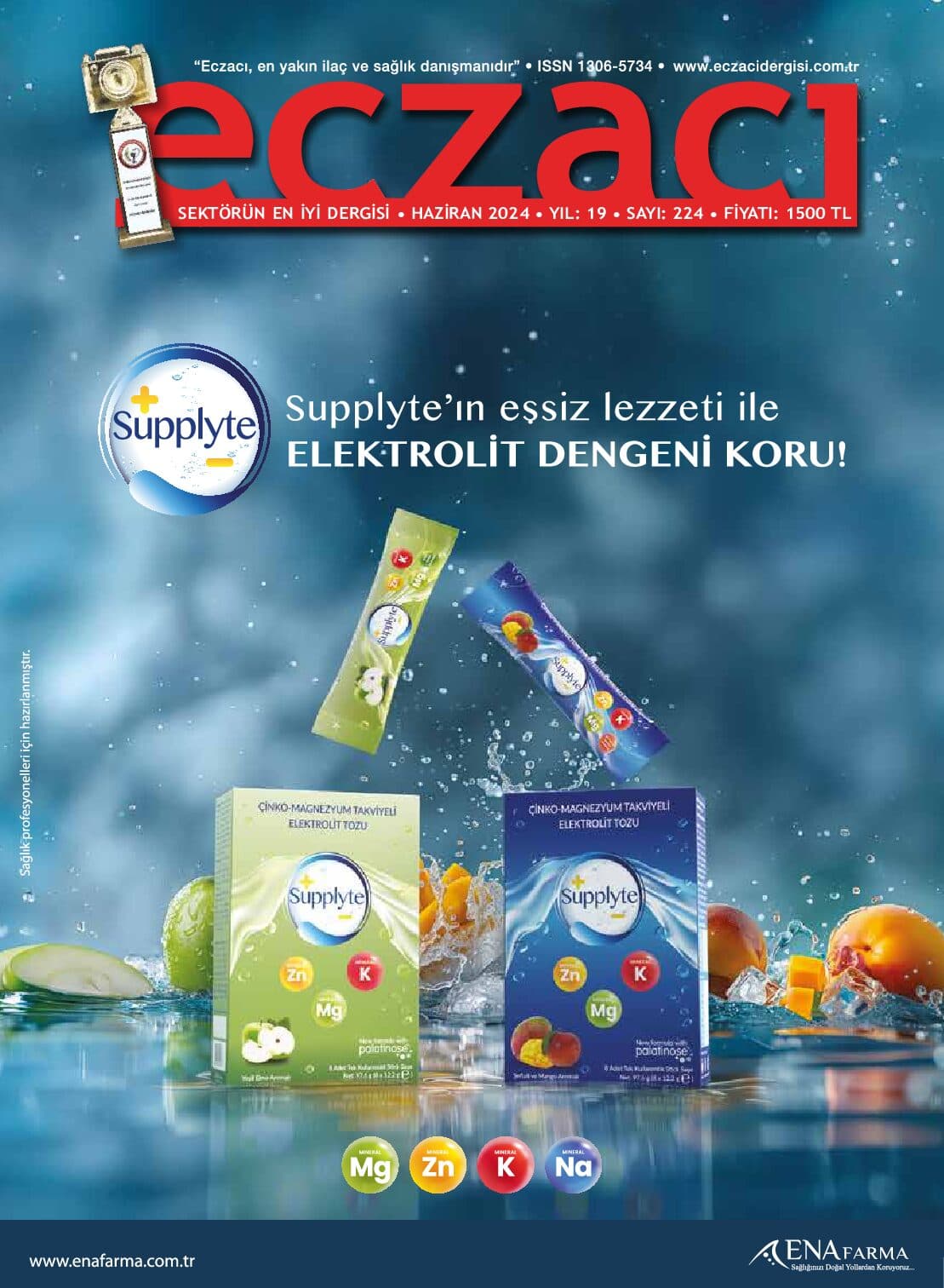 Eczacı Dergisi Sayı 224 Haziran 2024 kapak