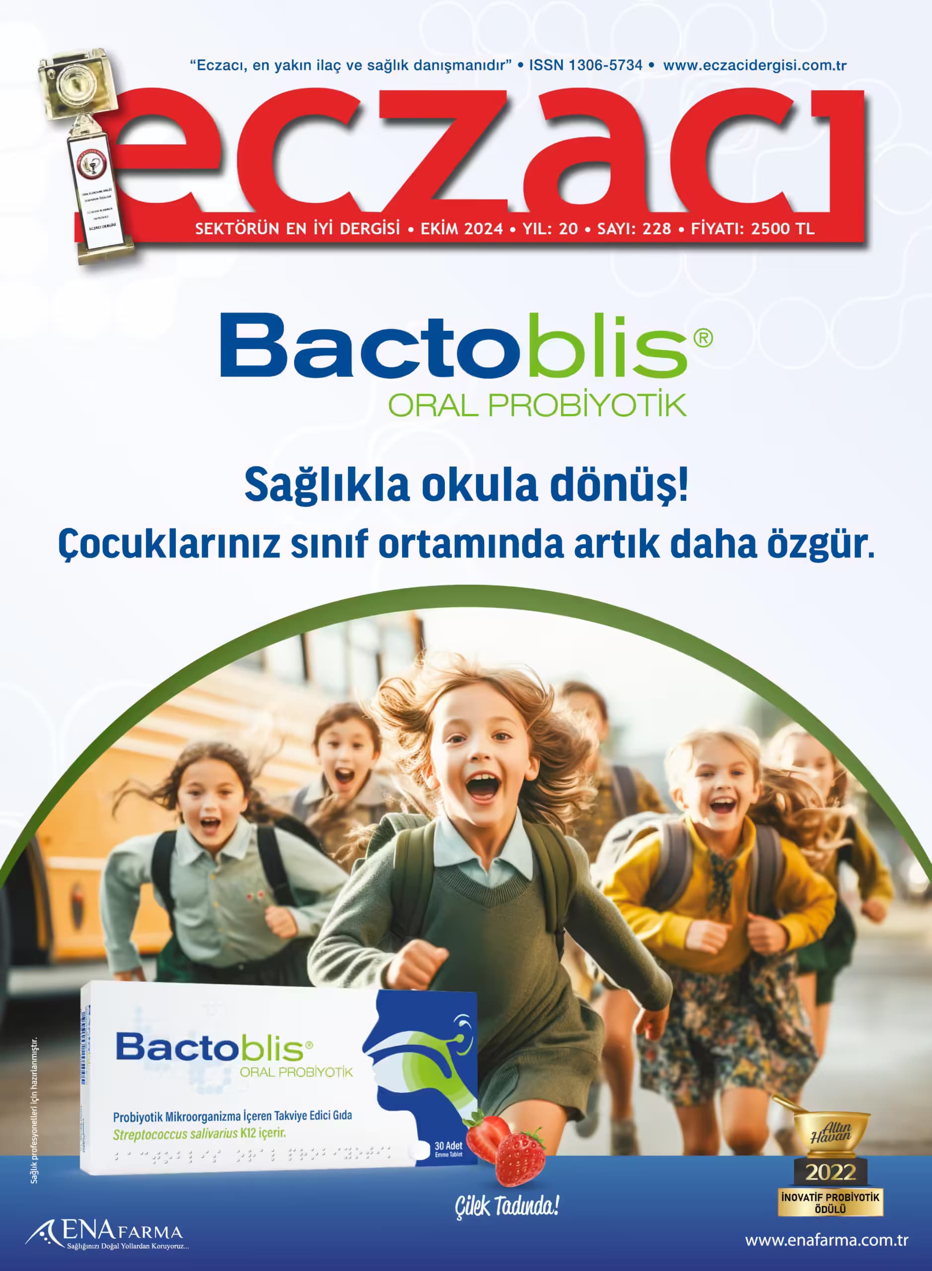 Eczacı Dergisi Sayı 228 Ekim 2024 kapak