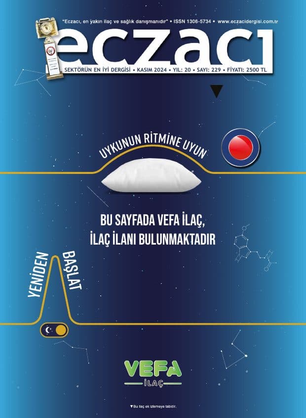 Eczacı Dergisi Sayı 229 Kasım 2024 kapak