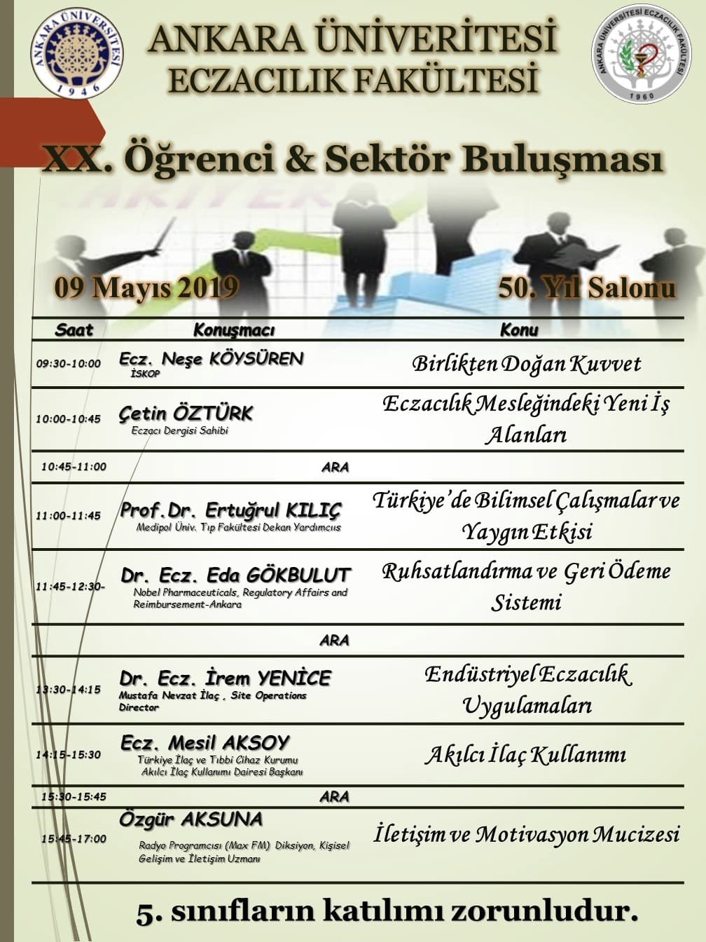 Ankara Üniversitesi XX. Öğrenci ve Sektör Buluşması